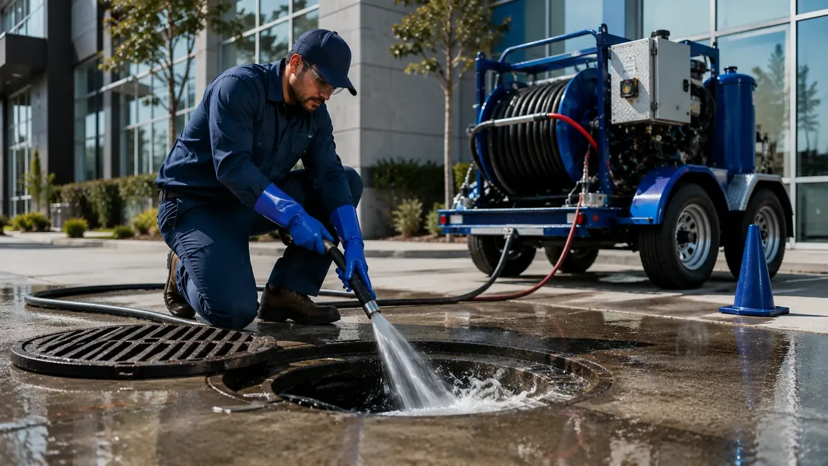 Commercial Hydro Jet Drain Cleaning in North Palm Springs