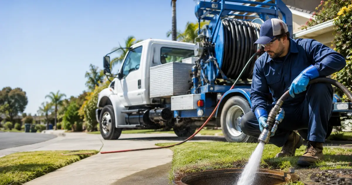 Hydro jet sewer cleaning North Palm Springs