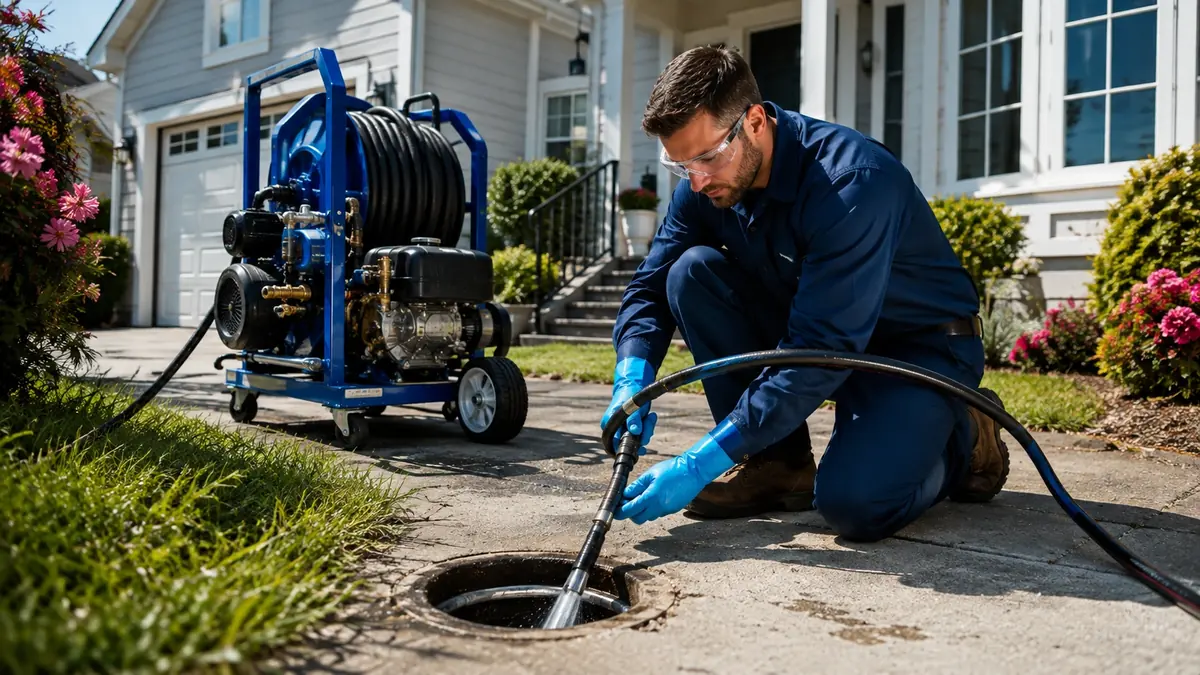 Residential Hydro Jet Drain Cleaning in North Palm Springs